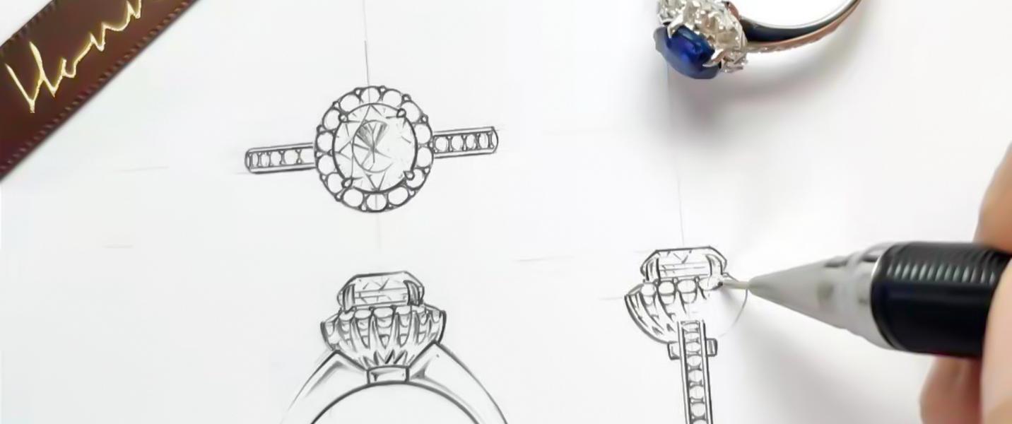 Kostnadsfri designskiss med ditt smycke hos HONN FINE JEWELRY
