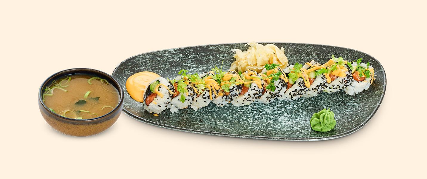 30 % studentrabatt på Salmon & Avocado Roll