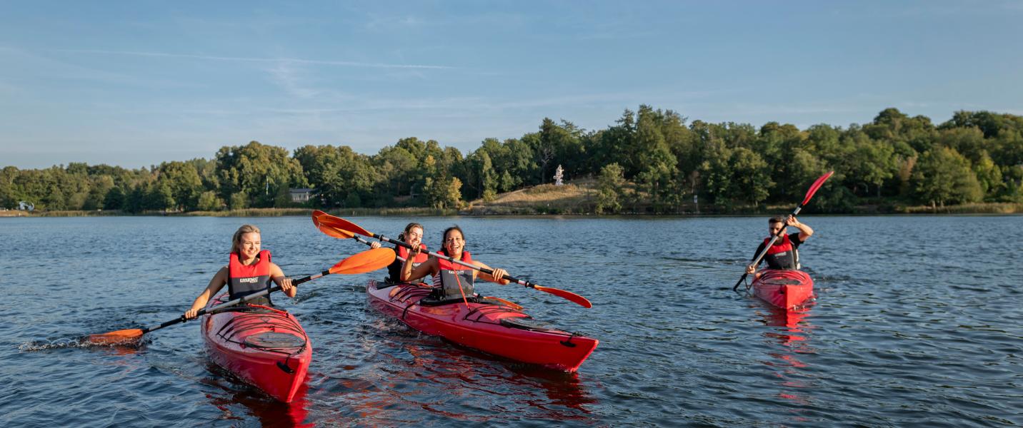 20 % studentrabatt på kajak och SUP-paddling