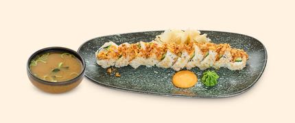 30 % studentrabatt på Crispy California 10/15-bitar hos Sushi Yama.
