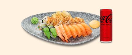 40 % studentrabatt på 14-bitars Combo Original + dryck hos Sushi Yama