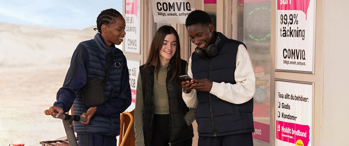 75 % studentrabatt på mobilabonnemang Comviq