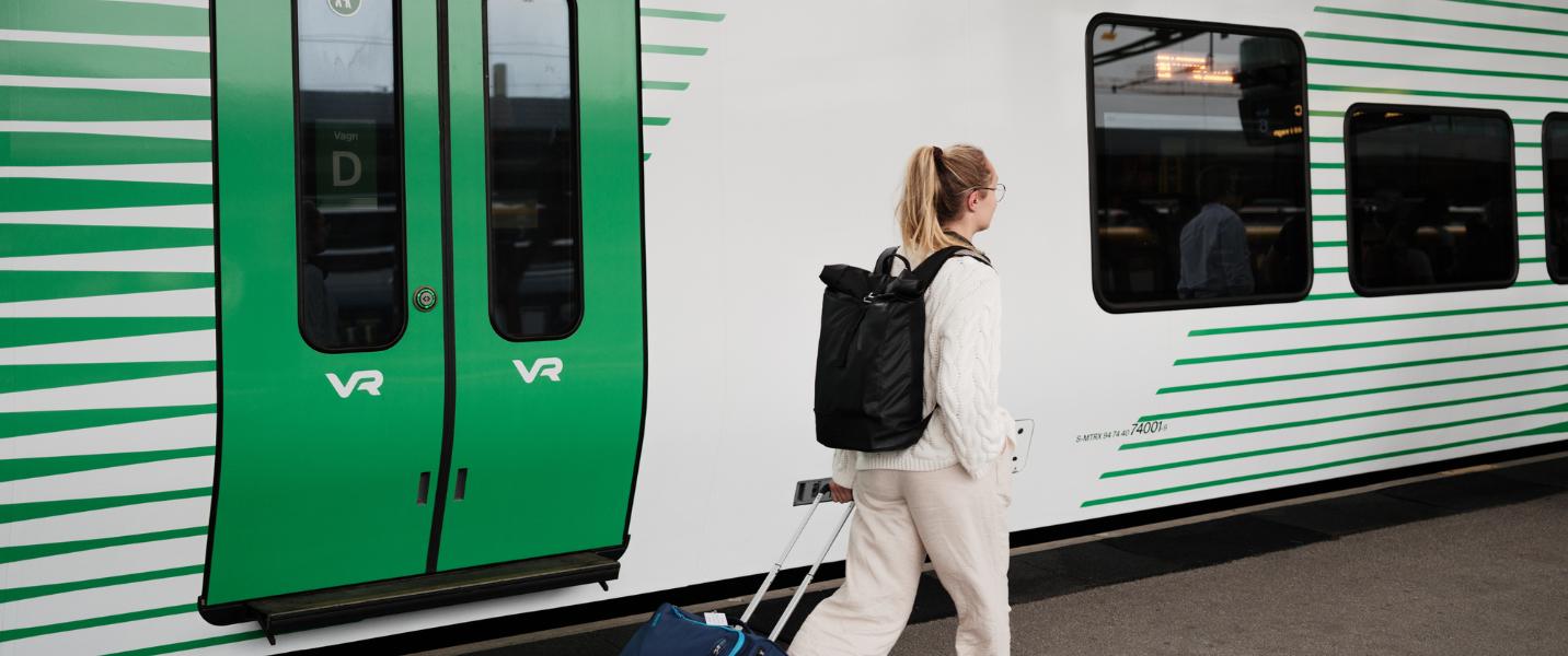 30 % studentrabatt på tågbiljetter hos VR
