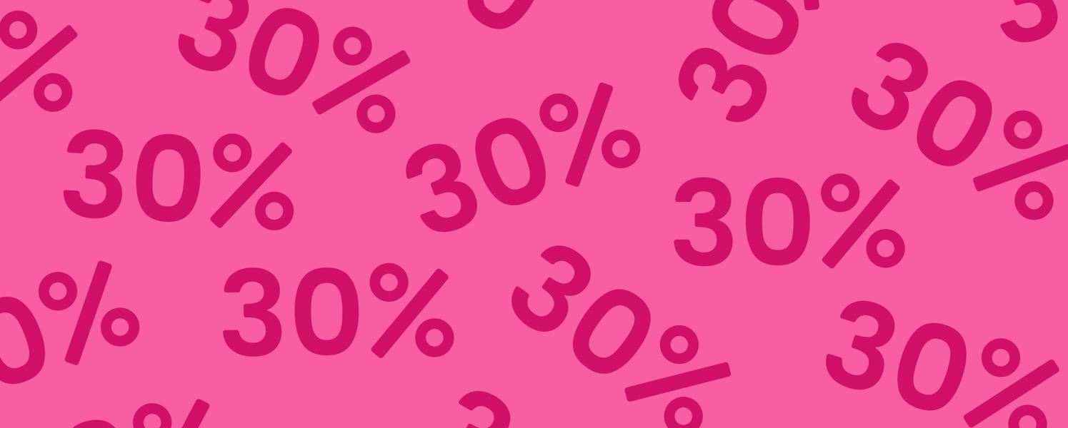 30 % studentrabatt i 3 dagar