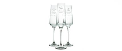 10 % rabatt på champagneglas