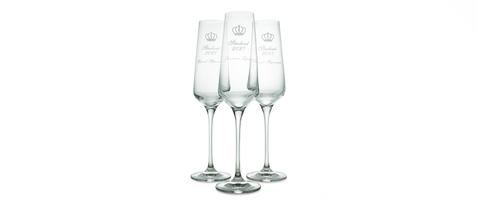 10 % rabatt på champagneglas