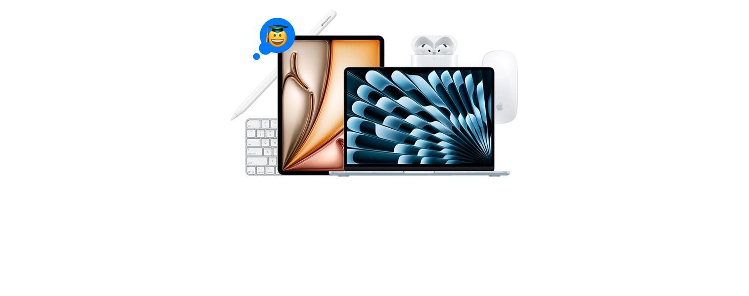 Spara på Mac eller iPad till studierna hos Apple