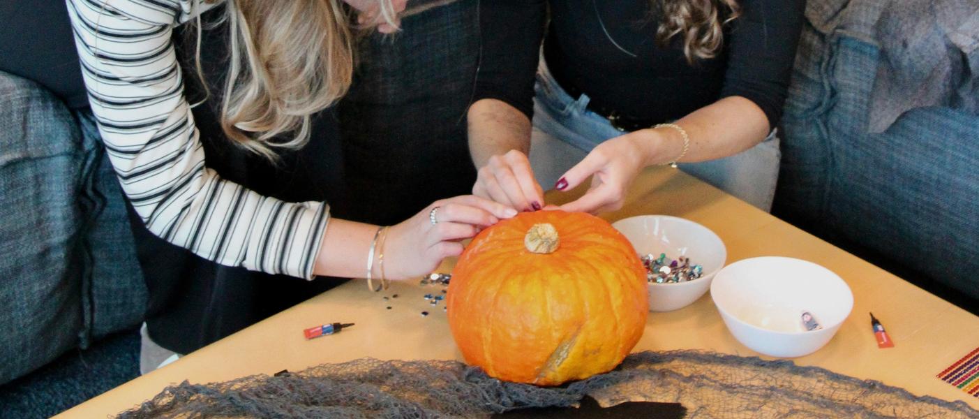 Halloweenpyssel bedazzel pumpor