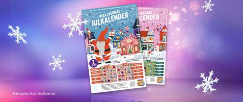 Just nu 2 Bingolotto Julkalendrar på köpet