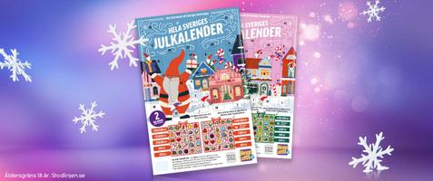 Just nu 2 Bingolotto Julkalendrar på köpet