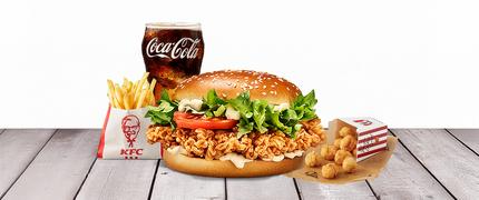 Zinger Meal & 10 popcorn för endast 65 kr hos KFC