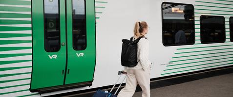 20 % studentrabatt på tågbiljetter hos VR