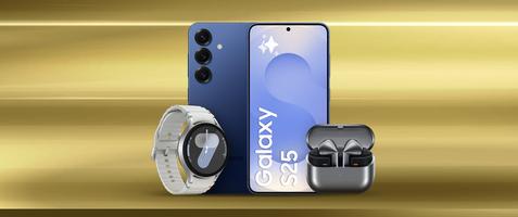 Köp Samsung Galaxy S25 få Buds3 Pro + Galaxy Watch7 på köpet