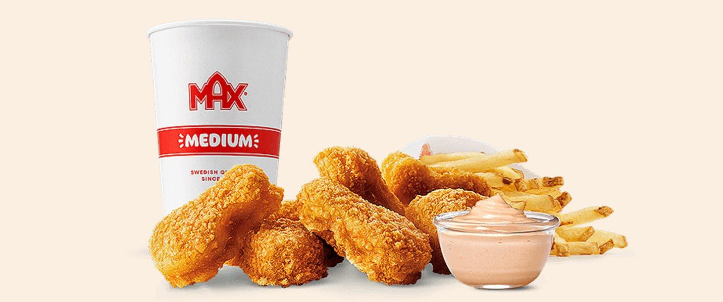 Chicken Nuggetsmål för 69 kr hos MAX