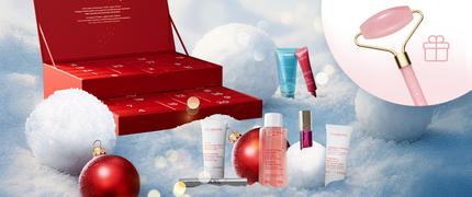 Köp Clarins adventskalender - få QUARTZ RIDOKI roll-on på köpet