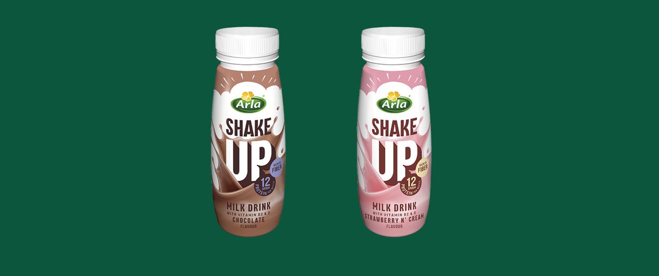 Testa mjölkdrycken ShakeUP från Arla