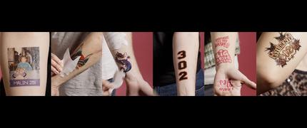 25 % alumnirabatt på temporära tatueringar
