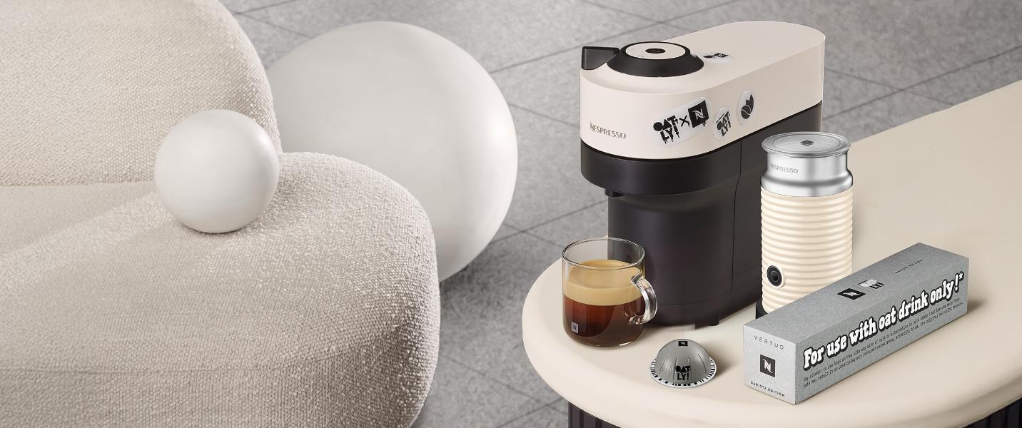 40 % alumnirabatt på Nespressos Vertuo POP-maskin