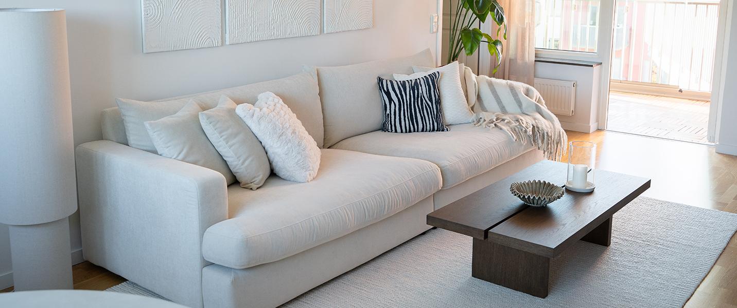 Upp till 50 % + 5 % extra studentrabatt på soffor