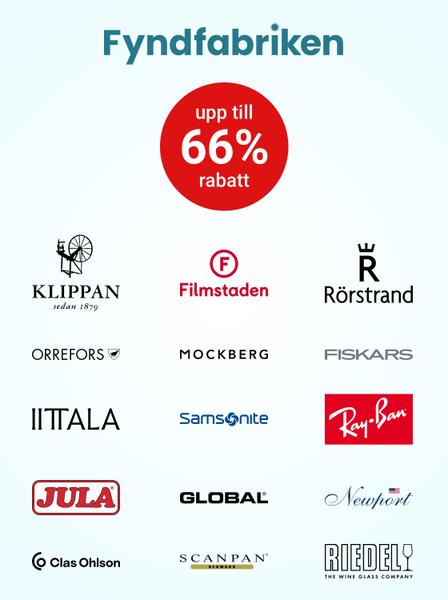 Upp till 66 % studentrabatt på Fyndfabriken
