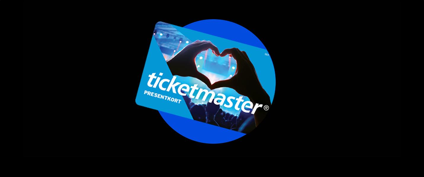 15 % studentrabatt på presentkort hos Ticketmaster