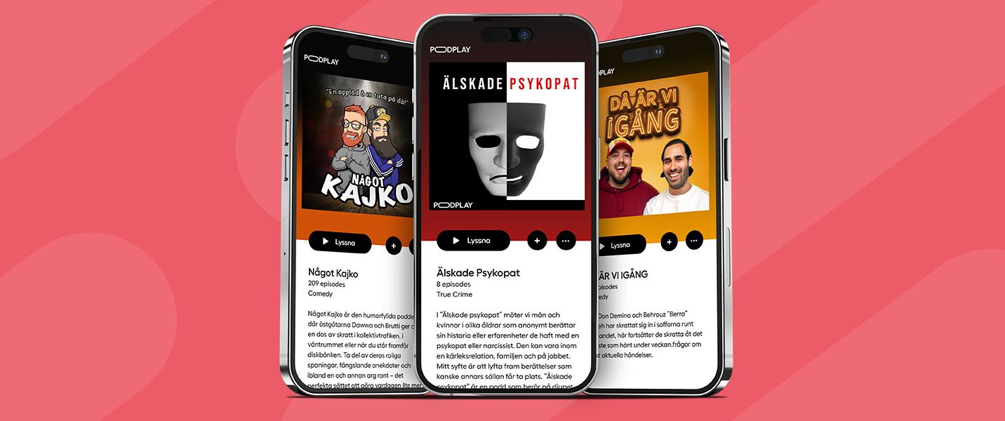 Tusentals poddar – helt gratis