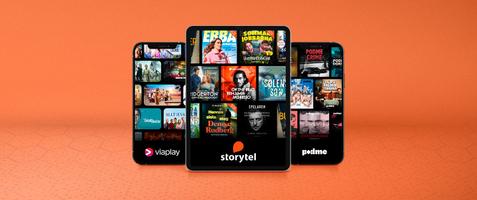 Prova Storytel, Viaplay & Podme fritt i 30 dagar