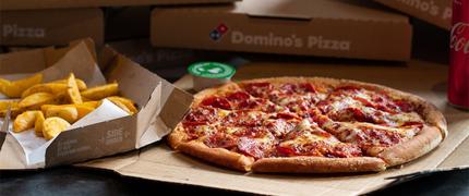2 för 1 på alla pizzor hos Domino's Pizza