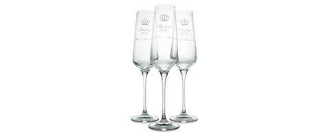 10 % rabatt på champagneglas