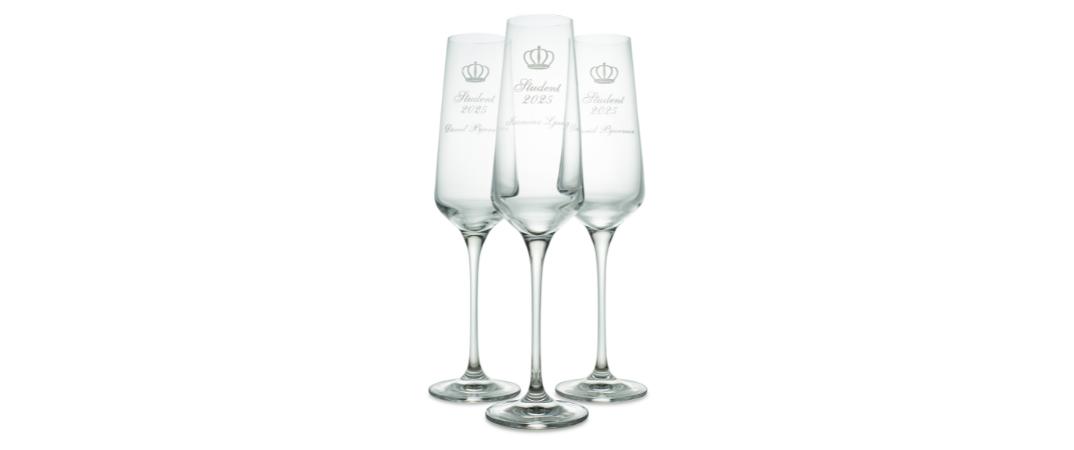 10 % rabatt på champagneglas