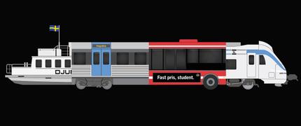 Fast pris, student