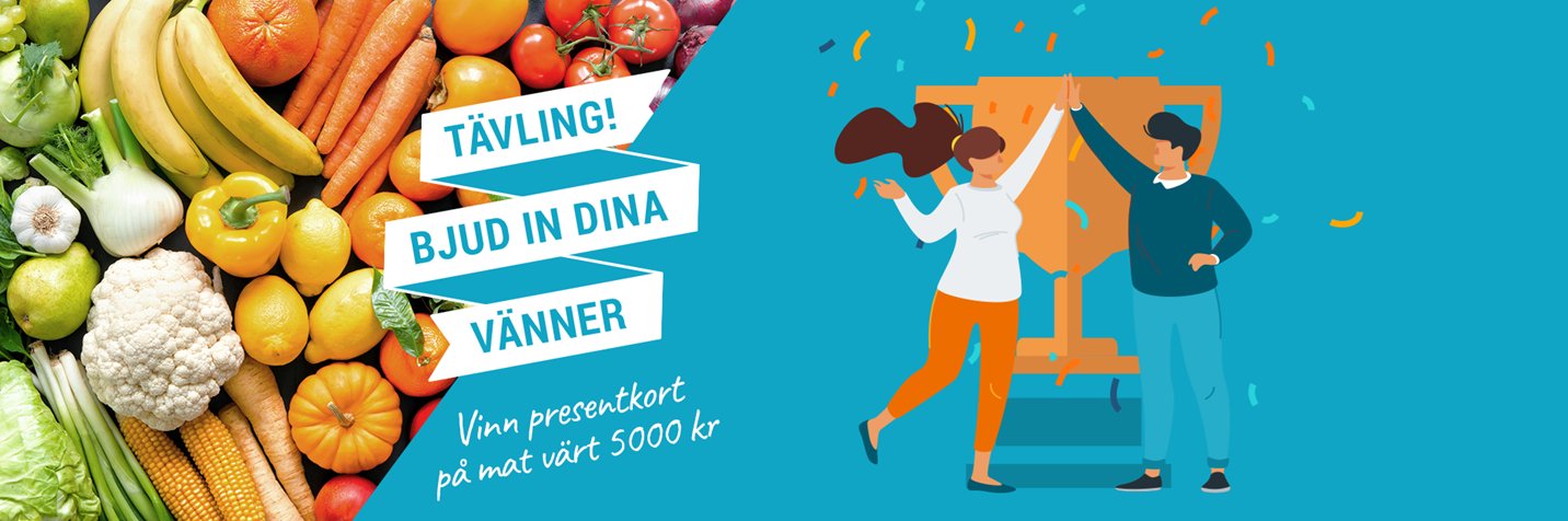 Värva vänner och vinn ICA-presentkort för tusentals kronor!