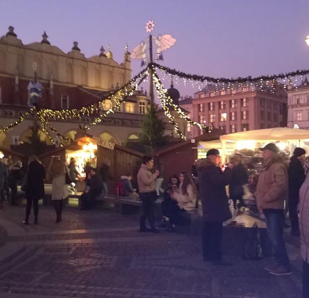 Vi mötte julen i Krakow