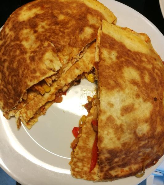 Quesadillas med chipotlekyckling